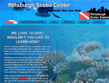 Tablet Screenshot of pittsburghscubacenter.com